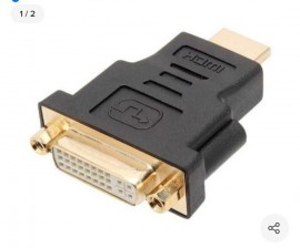 Adaptador Conector Hdmi Macho X Dvi Fmea 24 + 1