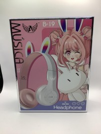 Fone Bluetooth Headphone Rabbit EAR  LTOMEX B-19 Infantil 