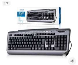 Teclado Multimdia Exbom Bk-170m Padro Abnt2 