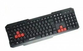 Teclado Multimdia Com Fio Usb Abnt2 Bk-144m Preto Exbom