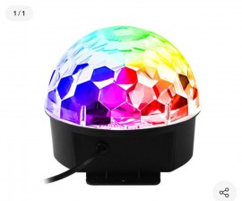 Globo Colorido Rgb Led Laser Iluminao Dj Festa Balada com bluetooth 